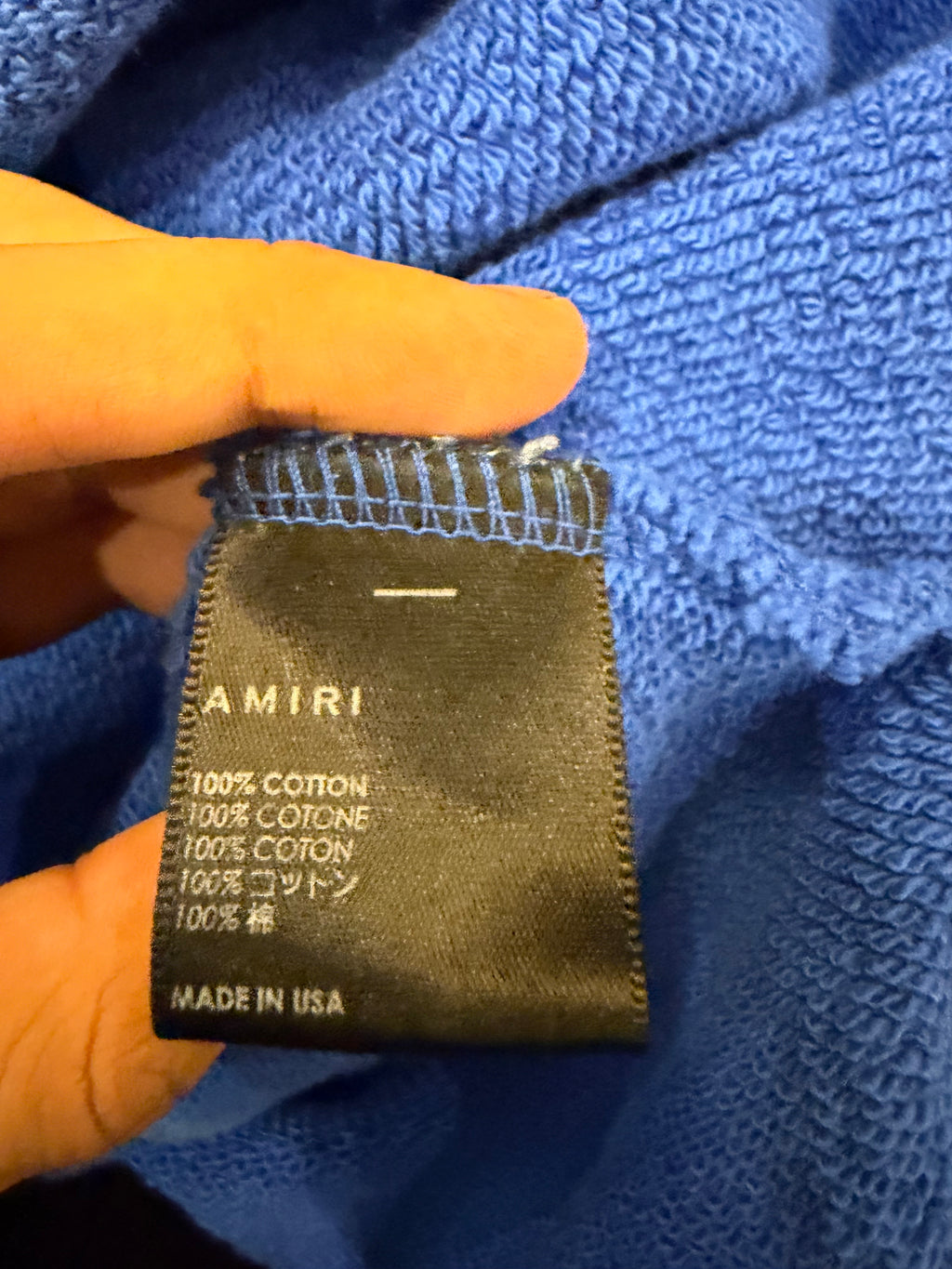 Amiri MA Crewneck - Blue