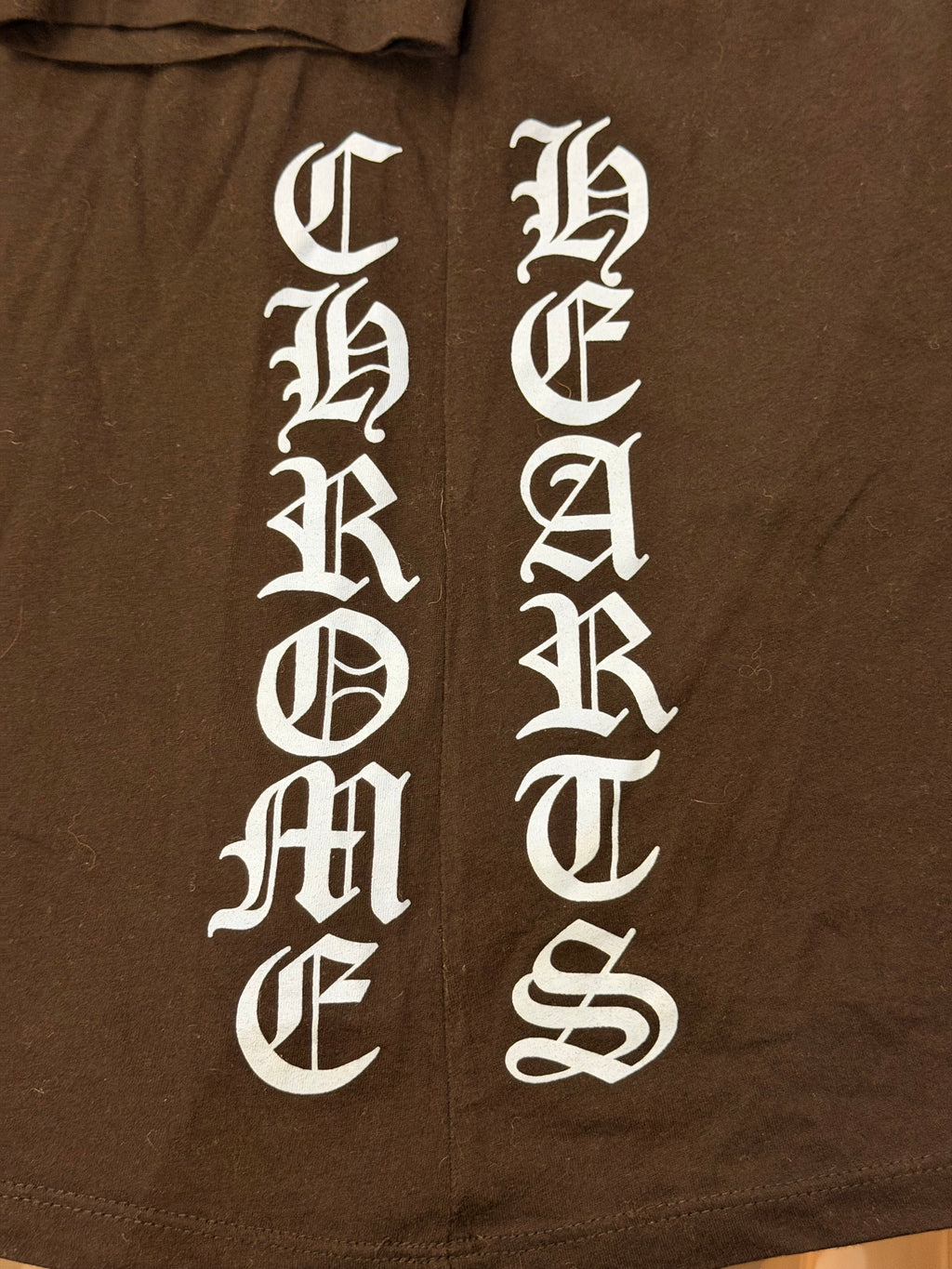 Chrome Hearts Script Logo Tee - Black/Baby Blue
