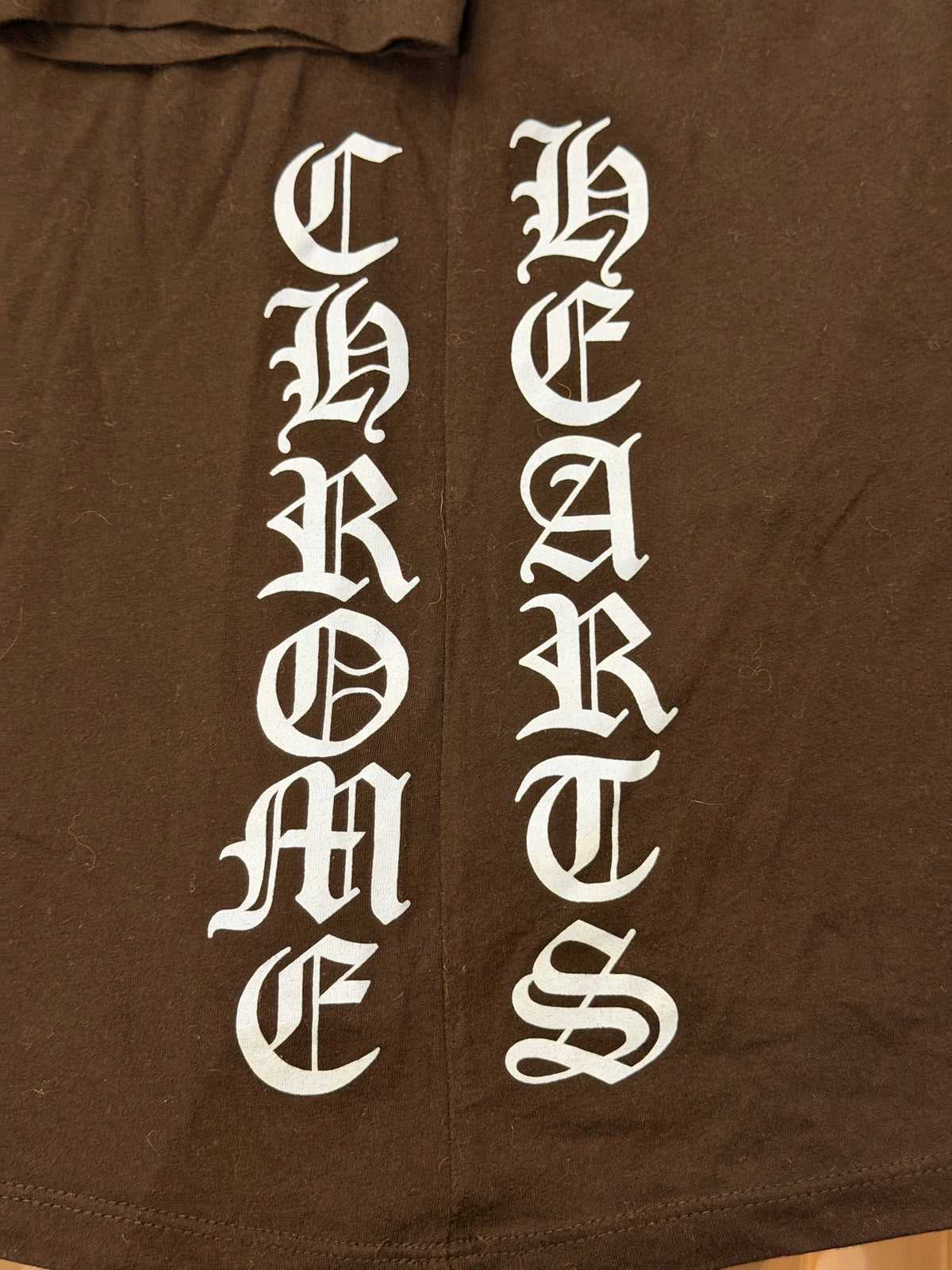 Chrome Hearts Script Logo Tee - Black/Baby Blue