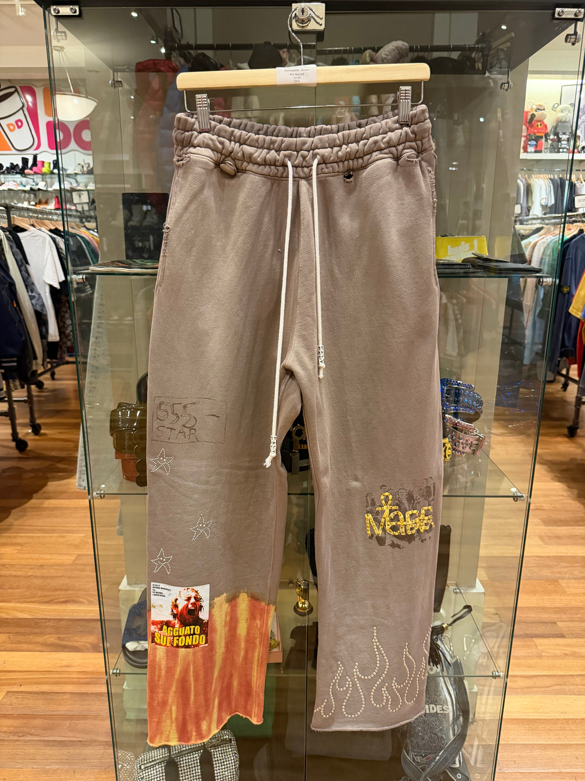 Paly Hollywood Mass Sweatpants - Brown
