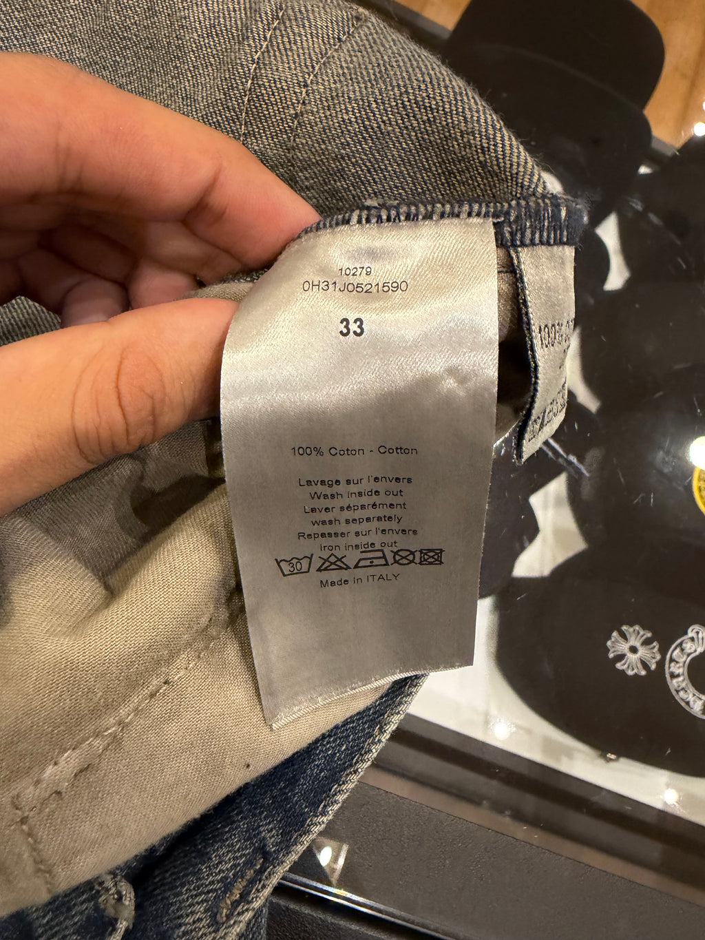 Dior Homme SS10 Light Wash Denim Jeans - Clouds In The Sky By Kris Van Assche