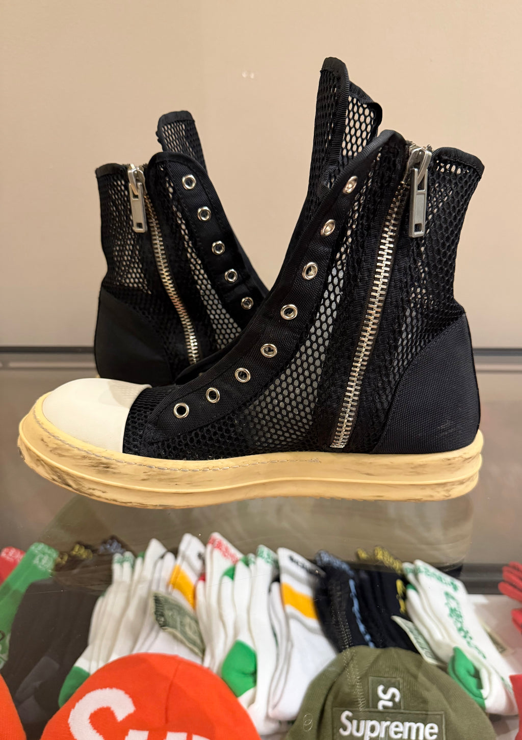 Rick Owens DRKSHDW Mesh Ramones