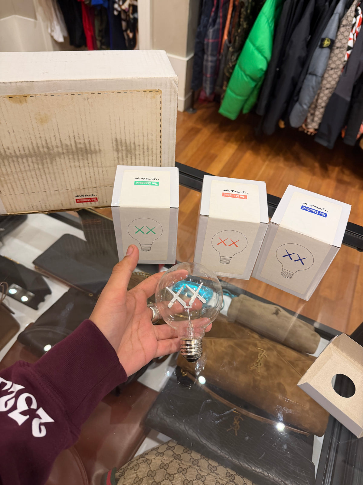 Kaws X The Standard Lightbulbs Pack Of 3
