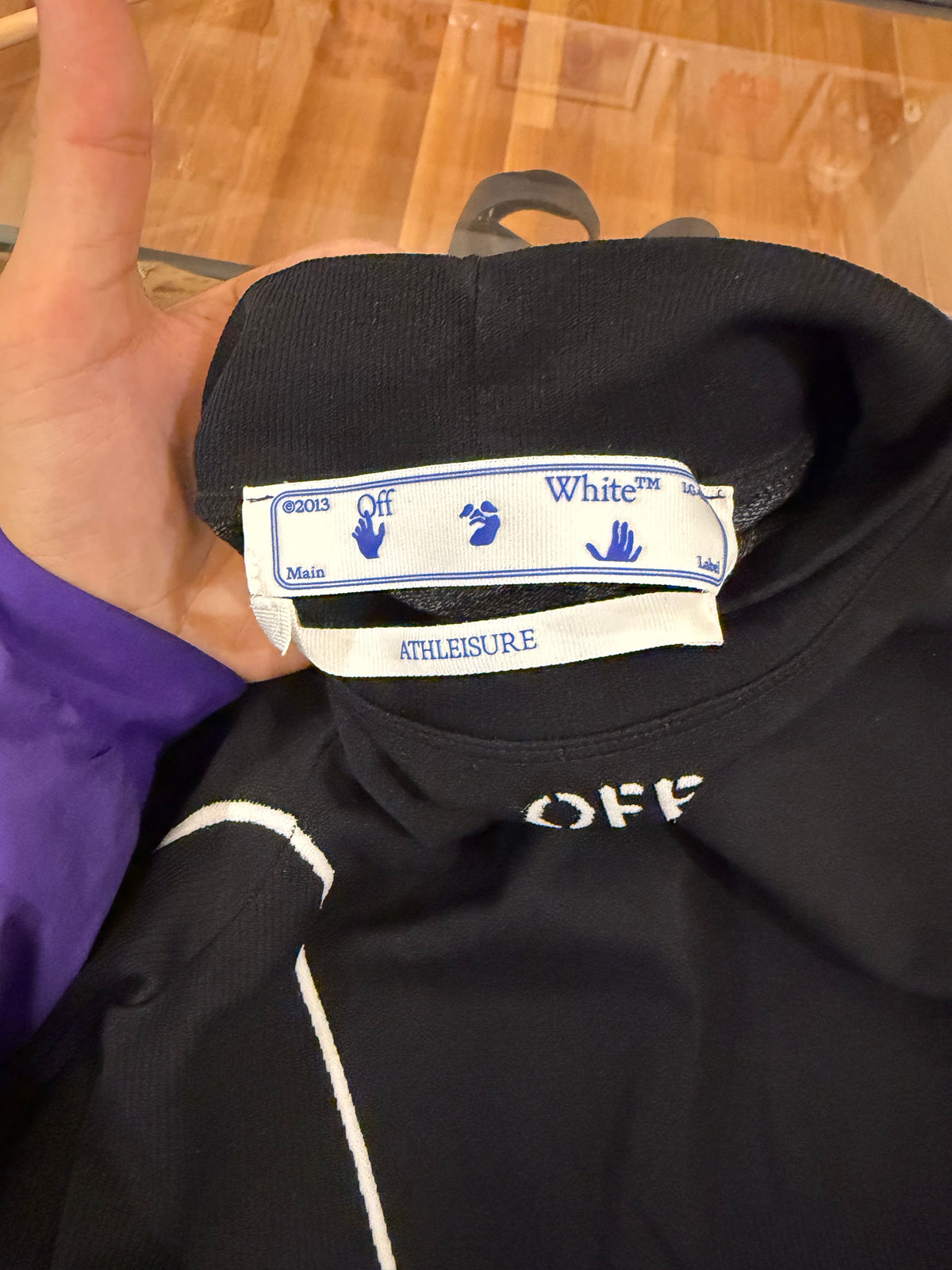 Off-White Black Athleisure LS
Top