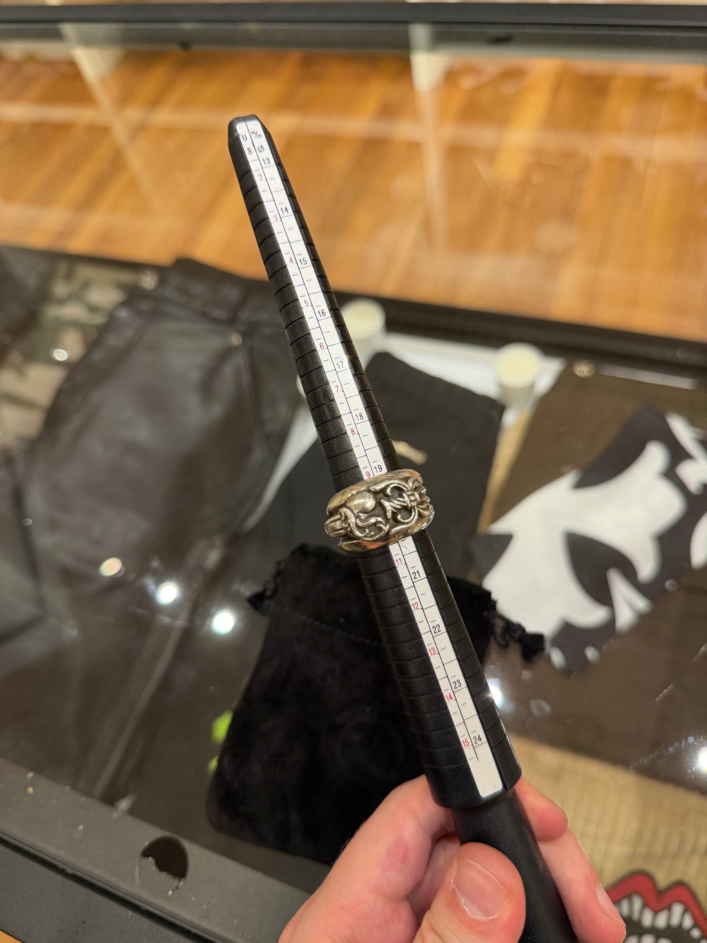 Chrome Hearts Heart Dagger Ring - Silver