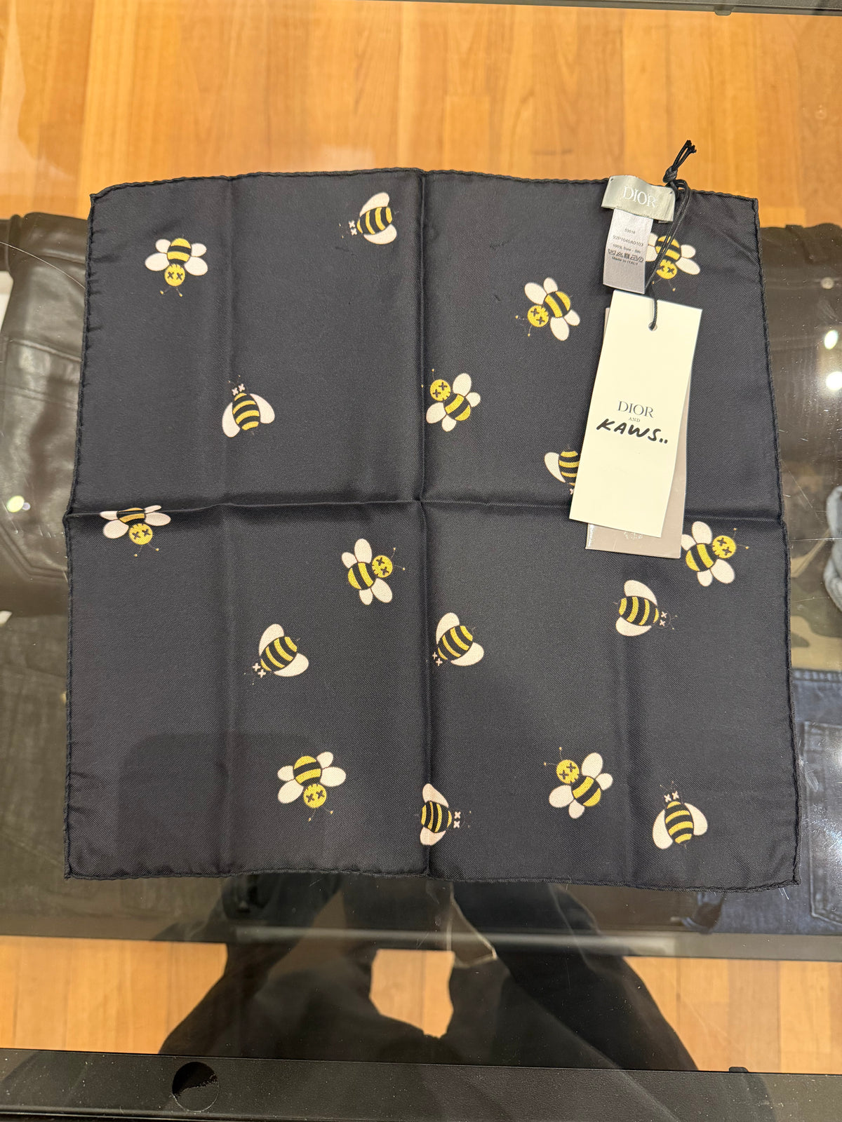 Dior Bee Pocket Square