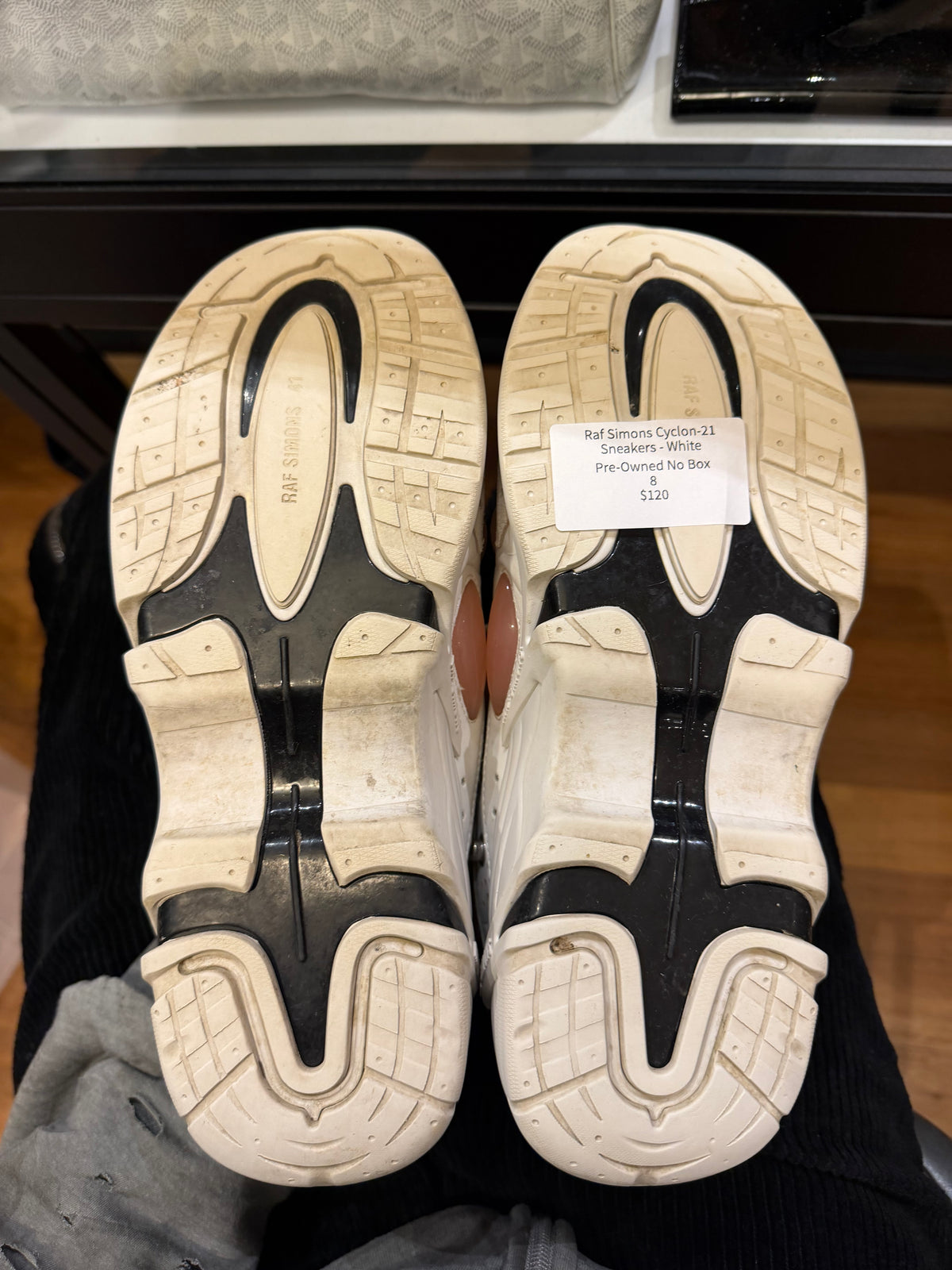 Raf Simons Cyclon-21 Sneakers - White