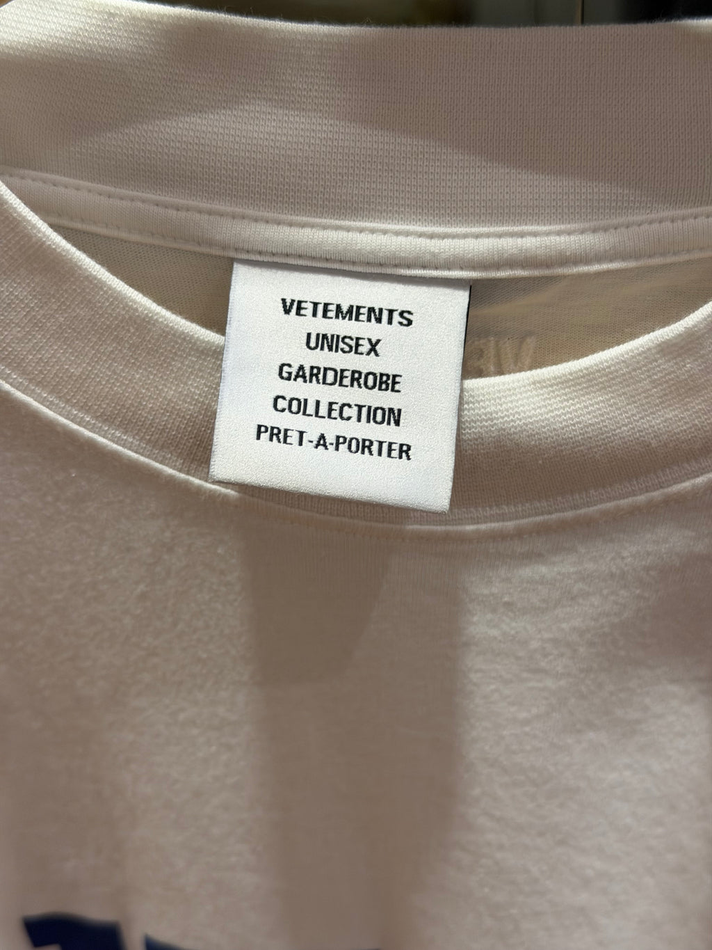 Vetements Single and Ready to Mingle Tee - White