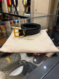 Saint Laurent Cassandre Belt - Black
