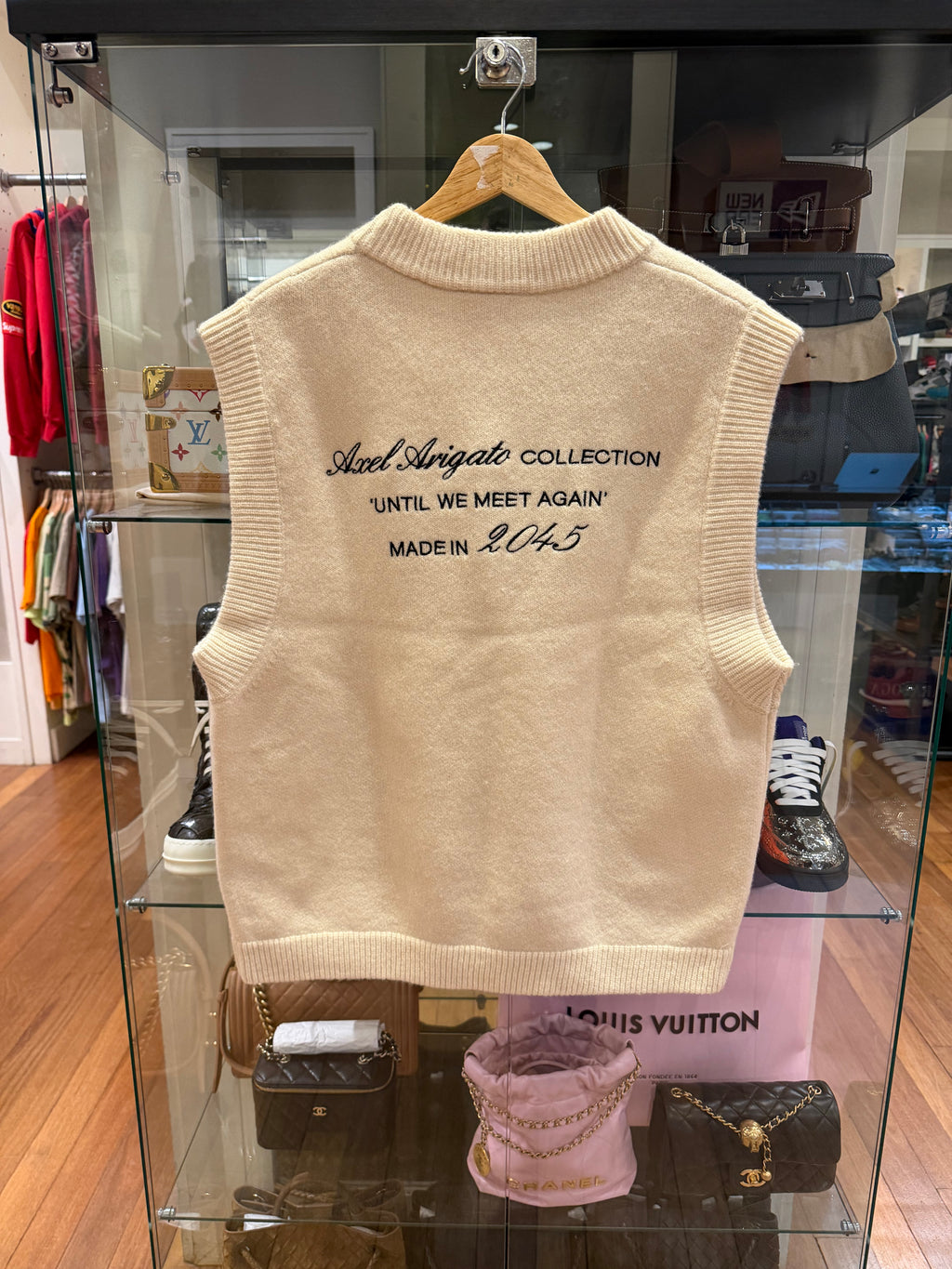 Axel Arigato V Neck Memo Vest - Off-White