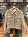 Chanel Tweed Wool Jacket - Beige