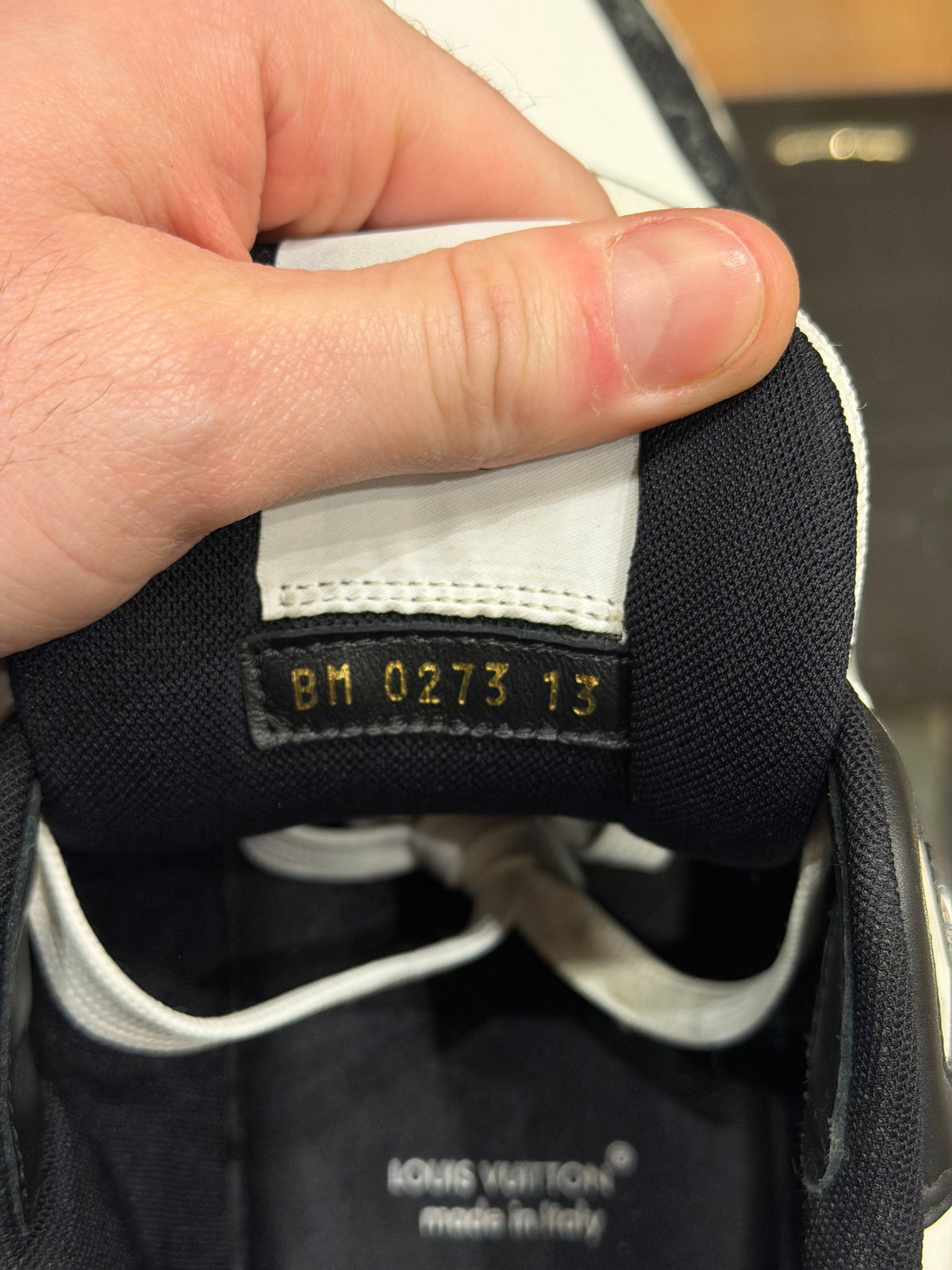 Louis Vuitton LV Trainer Strap Sneaker - White Black