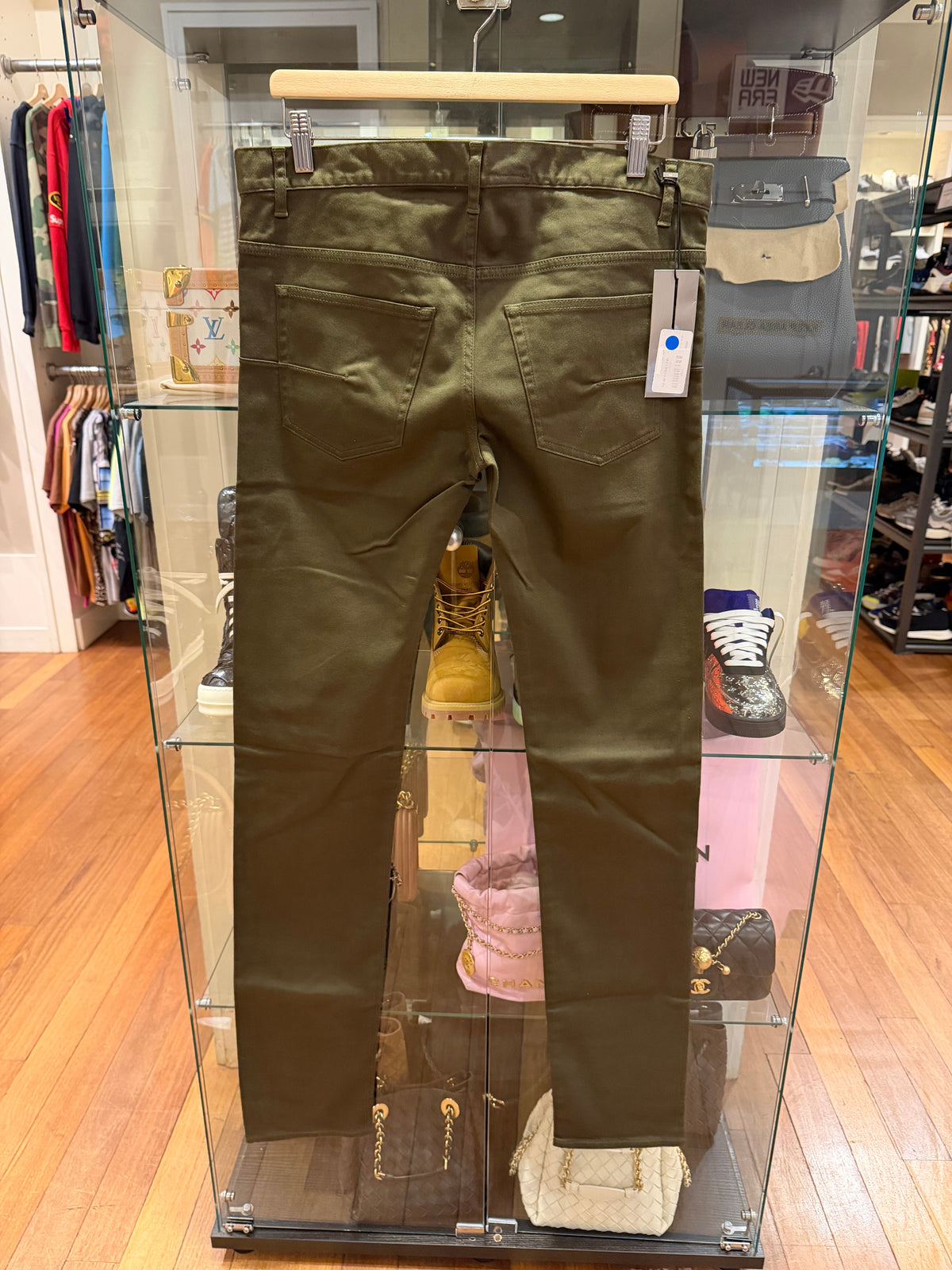 Dior Homme AW11 Stretch Skinny Pants - Olive