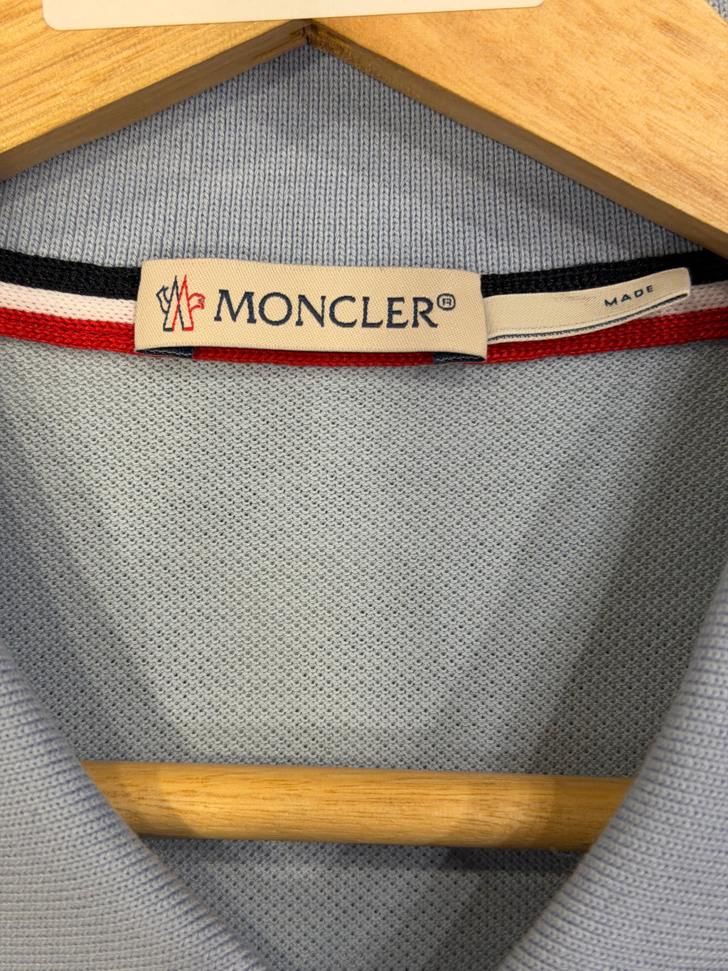 Moncler Polo Shirt - Powder Blue