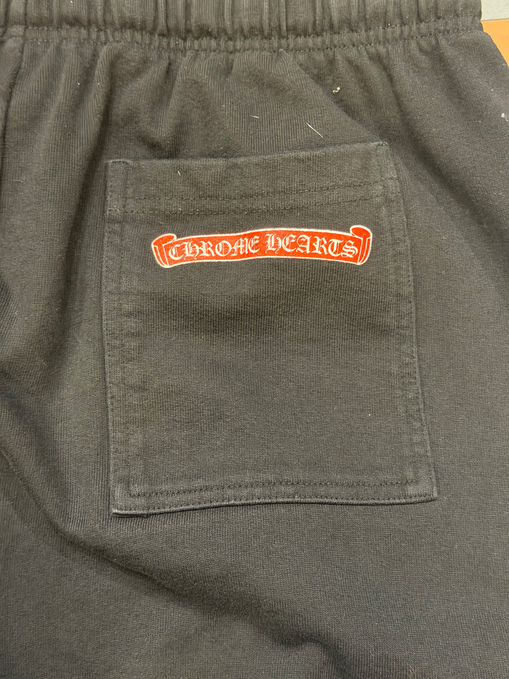 Chrome Hearts x Matty Boy “Stay Fast” Cargo Sweatpants - Black
