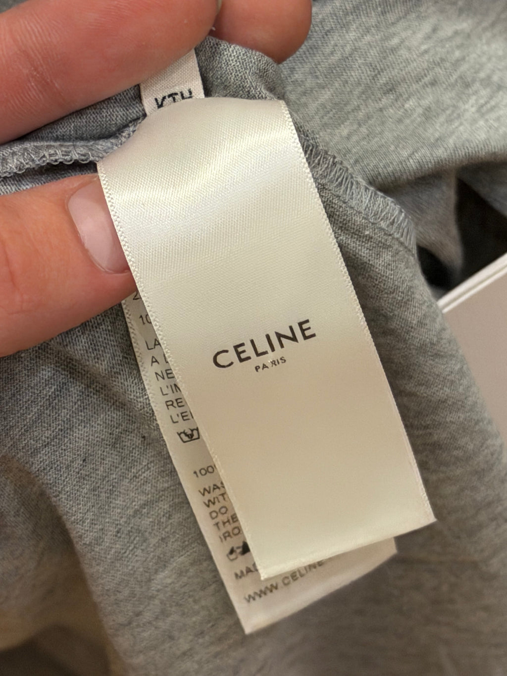 Celine Paris Tee - Grey/Red