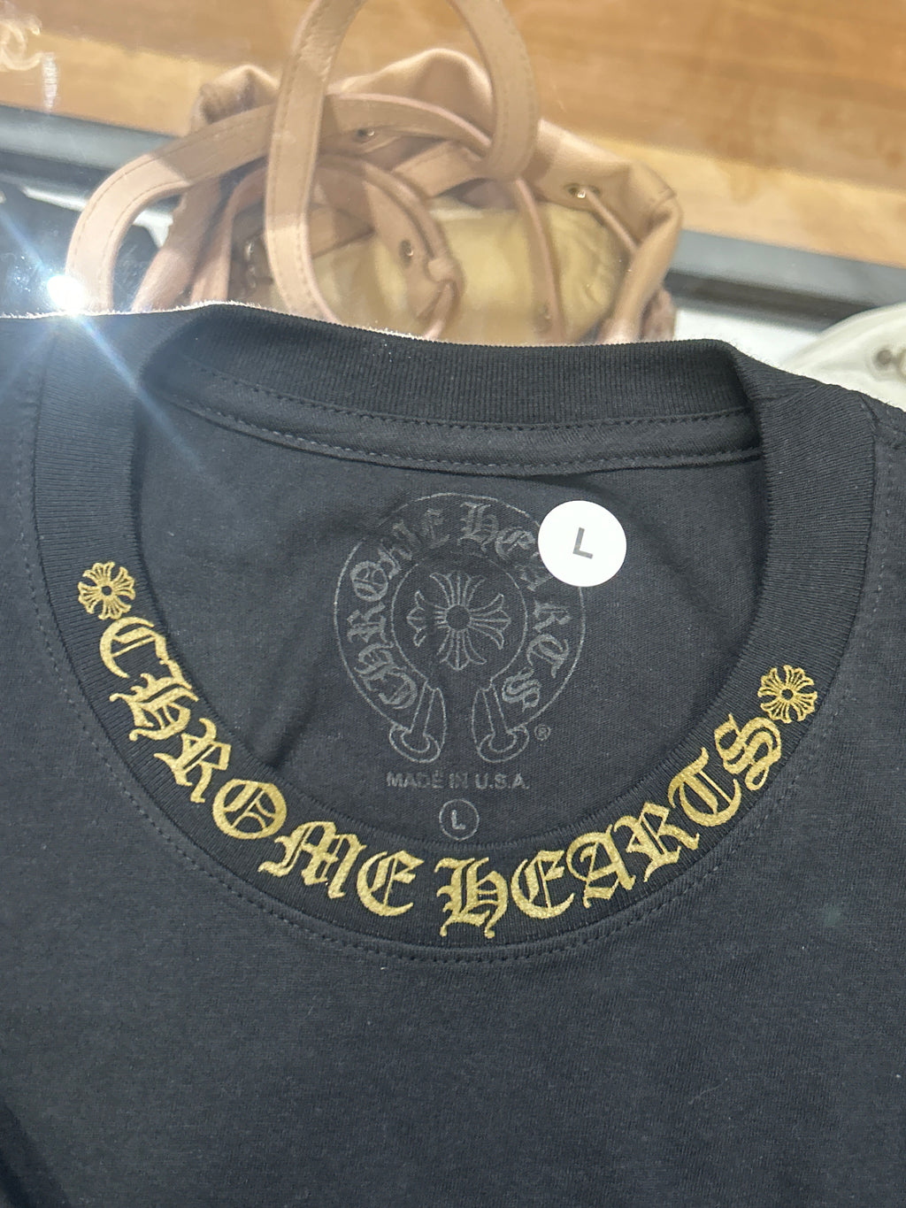 Chrome Hearts Neck Logo Pocket Tee - Black/Olive