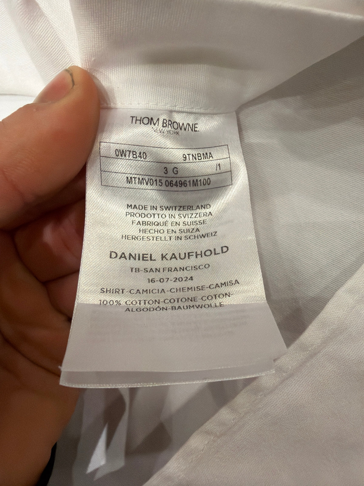 Thom Browne Collared Dress Shirt