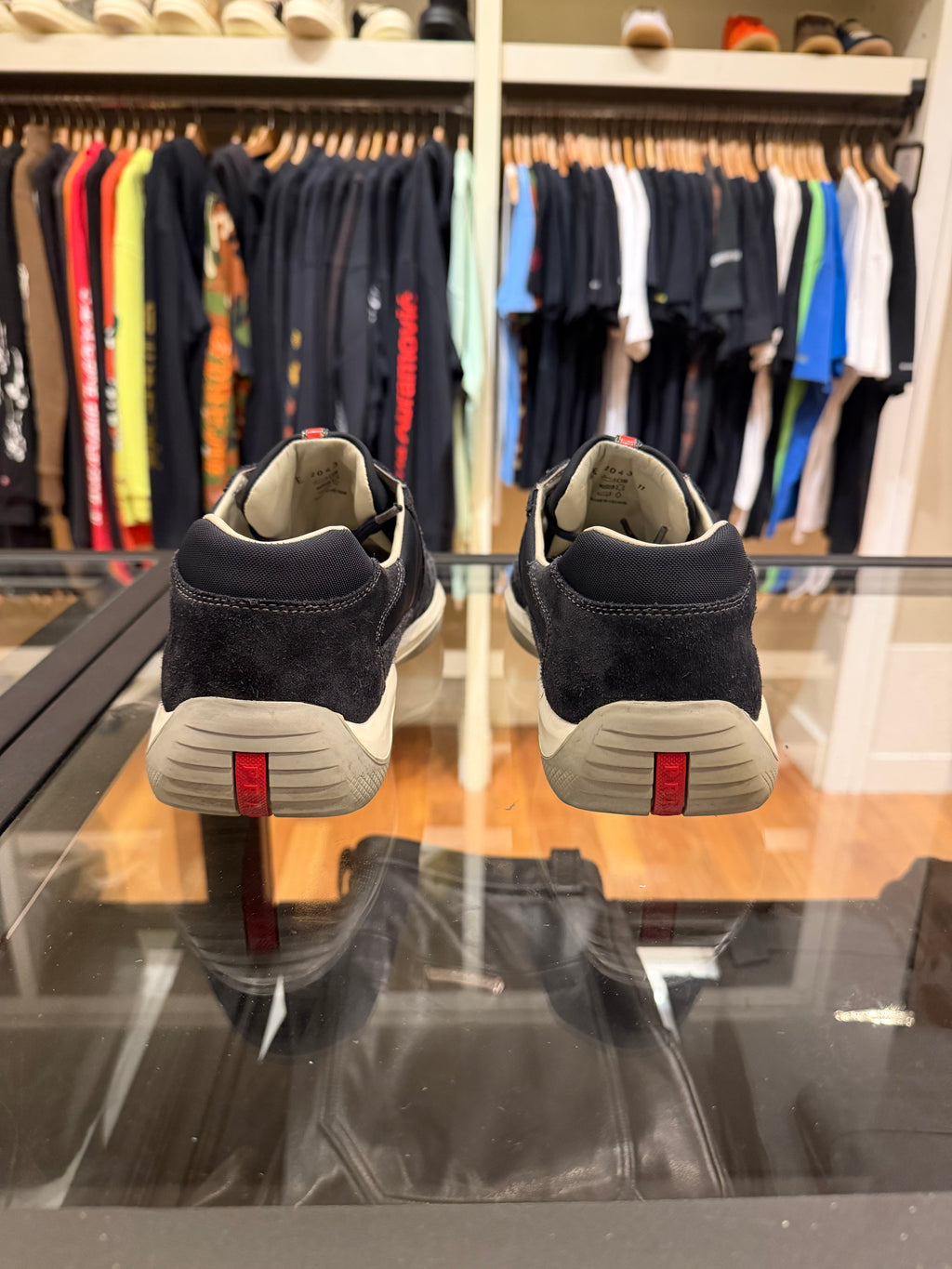 Prada America Cup Original Suede - Navy