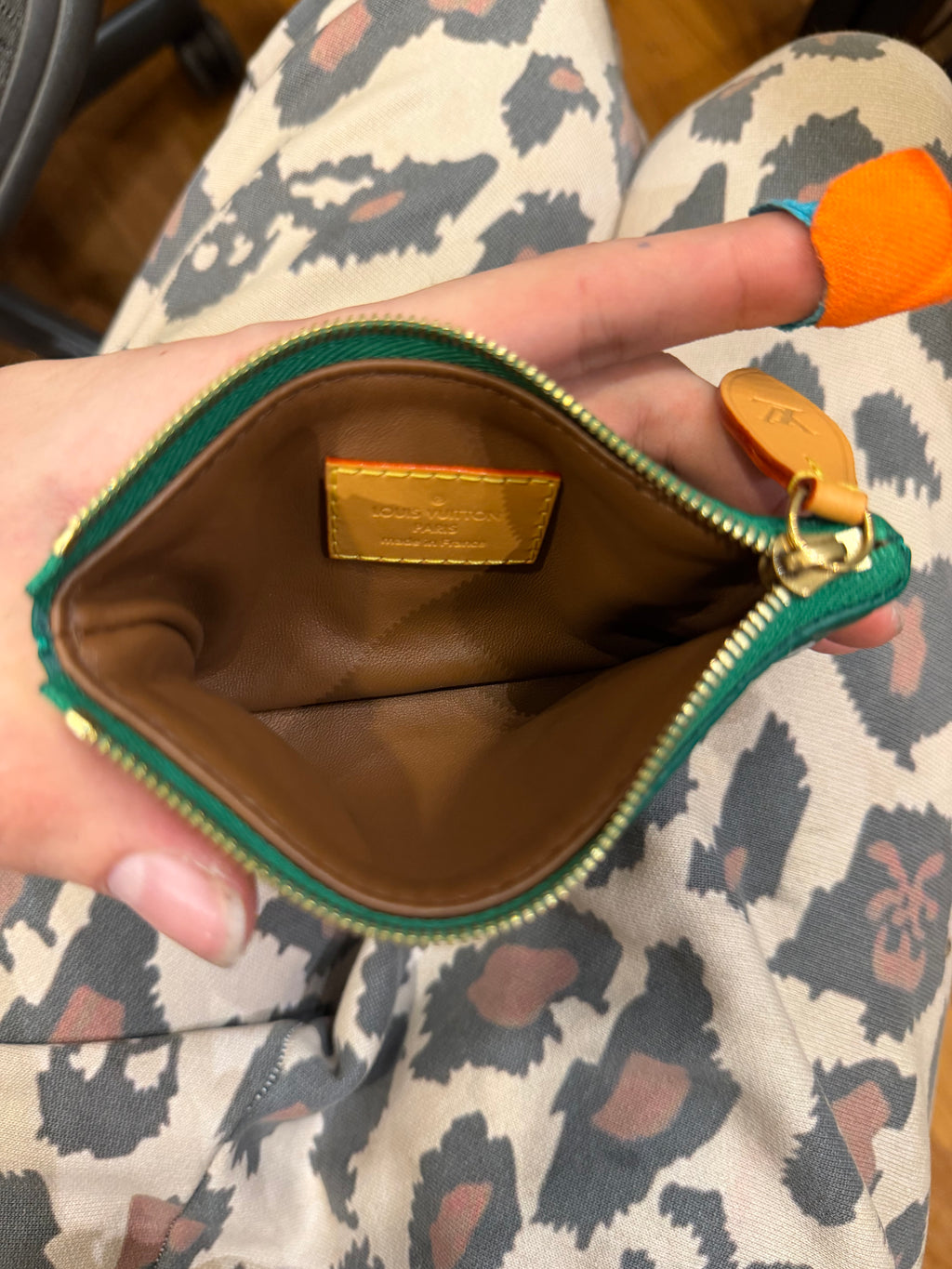 Louis Vuitton Calfskin Monogram Speedy 9 Bandouliére Pochette - Green