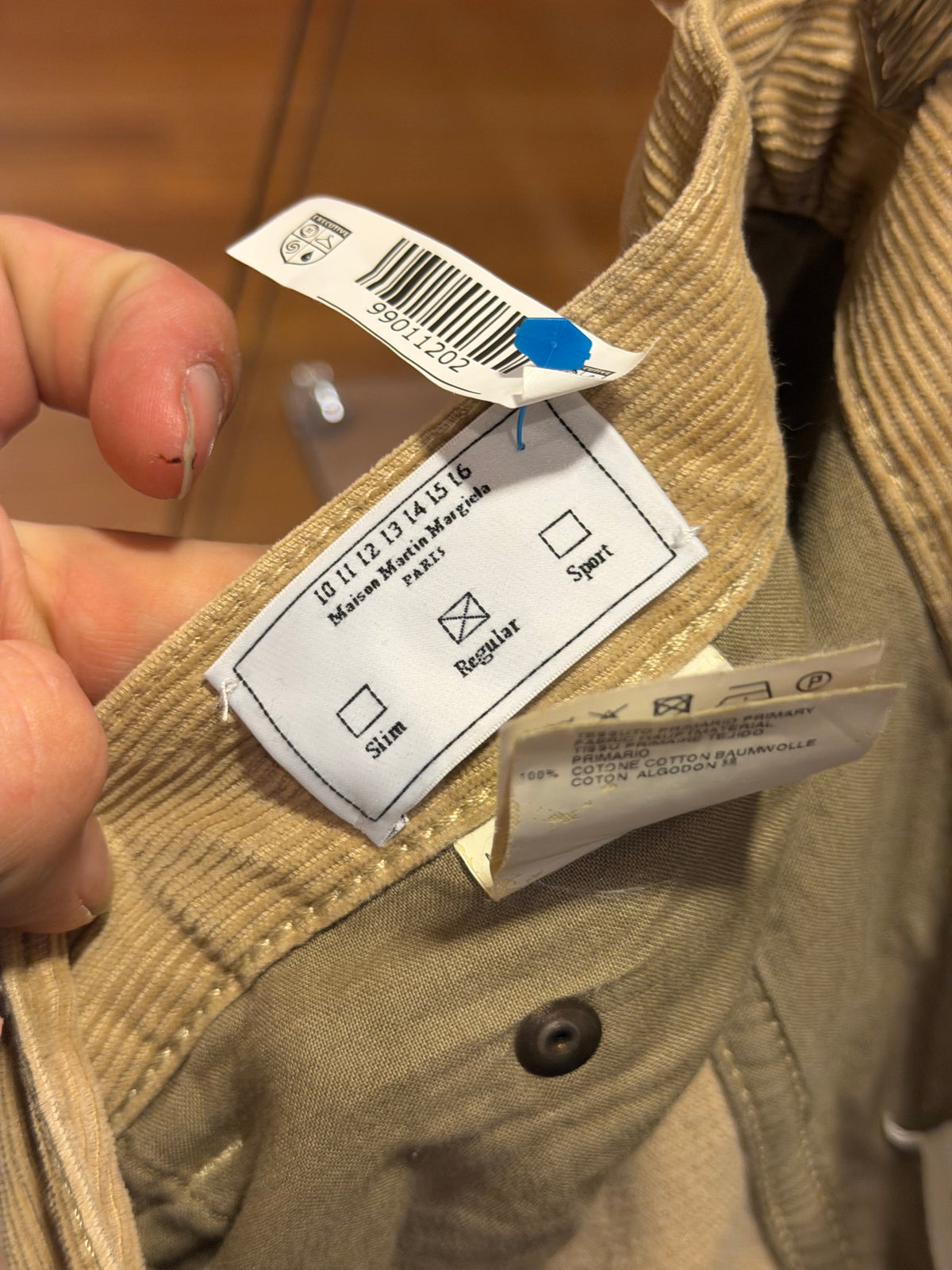 Maison Margiela Corduroy Pants - Beige
