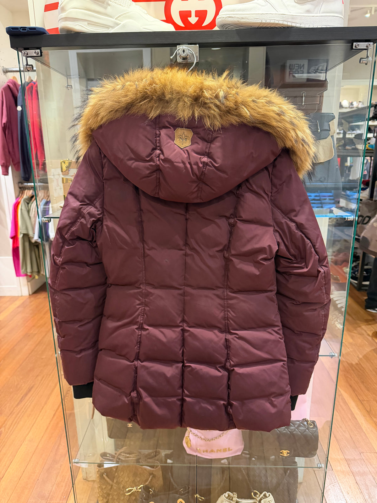 Mackage Adali Down Coat - Burgundy