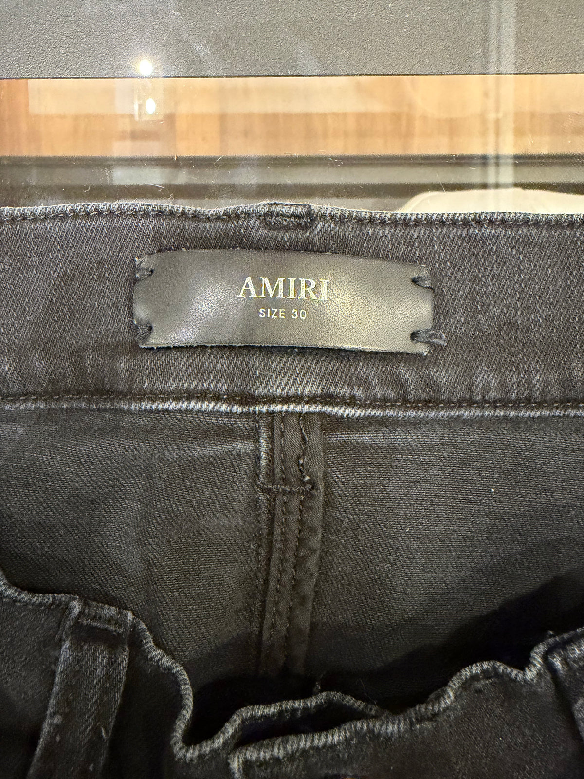 Amiri MX1 Distressed Studded Skinny Jeans - Baby Blue