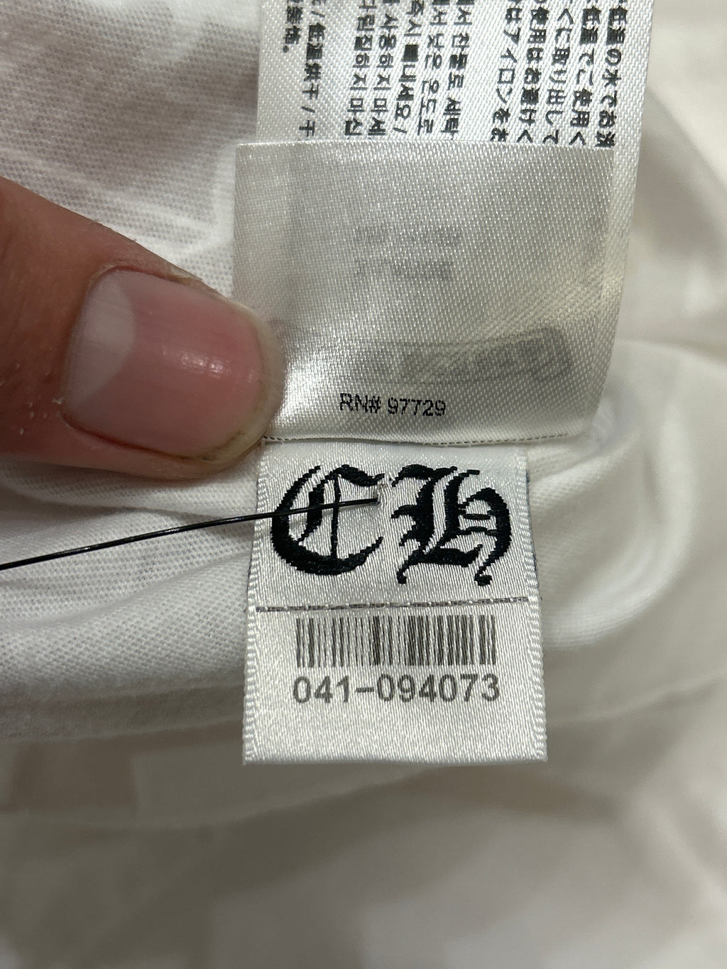 Chrome Hearts Neck Logo Pocket  Tee