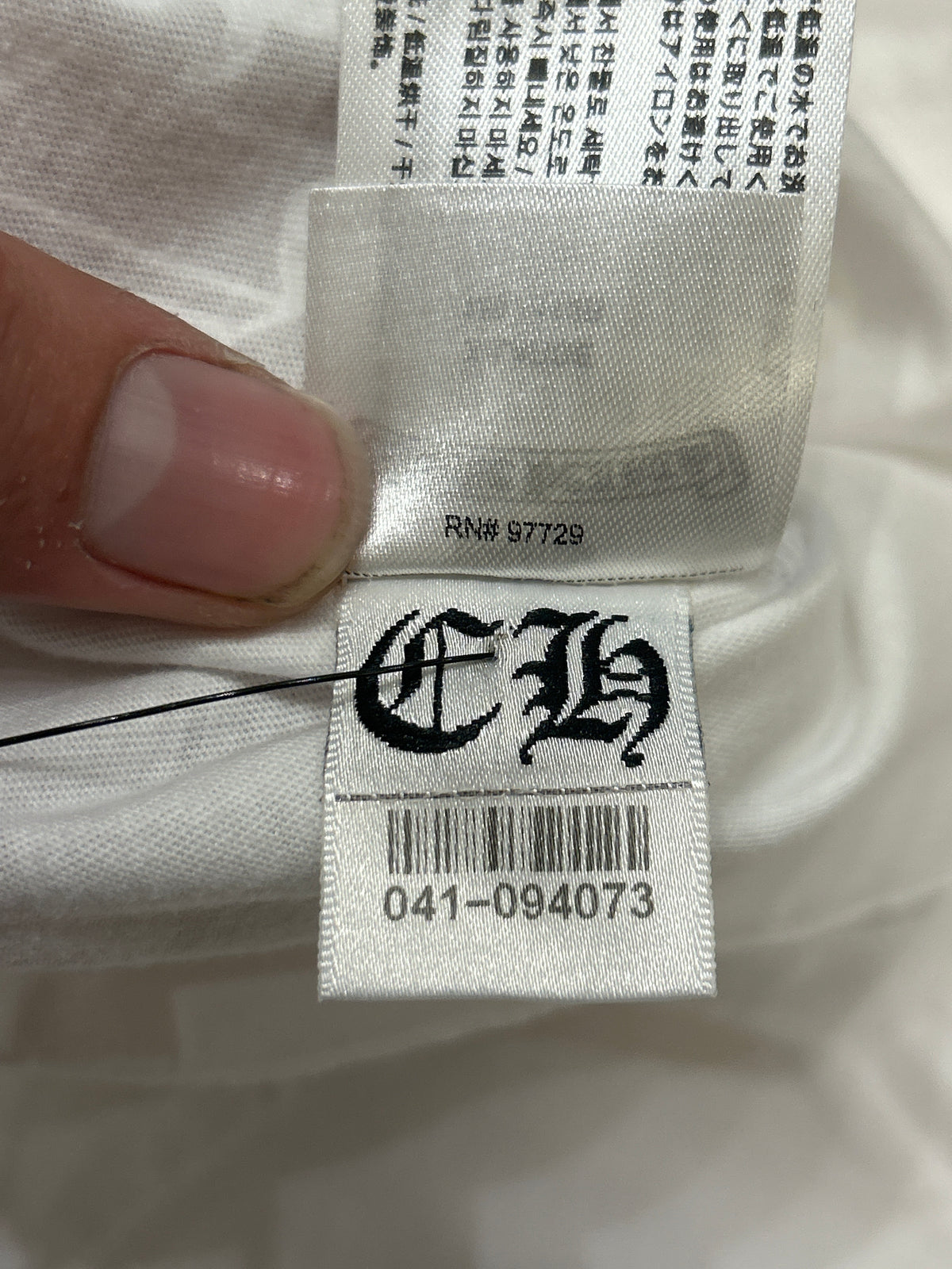 Chrome Hearts Neck Logo Pocket  Tee