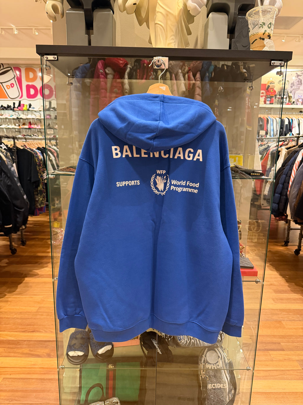 Balenciaga World Food Programme Hoodie - Blue