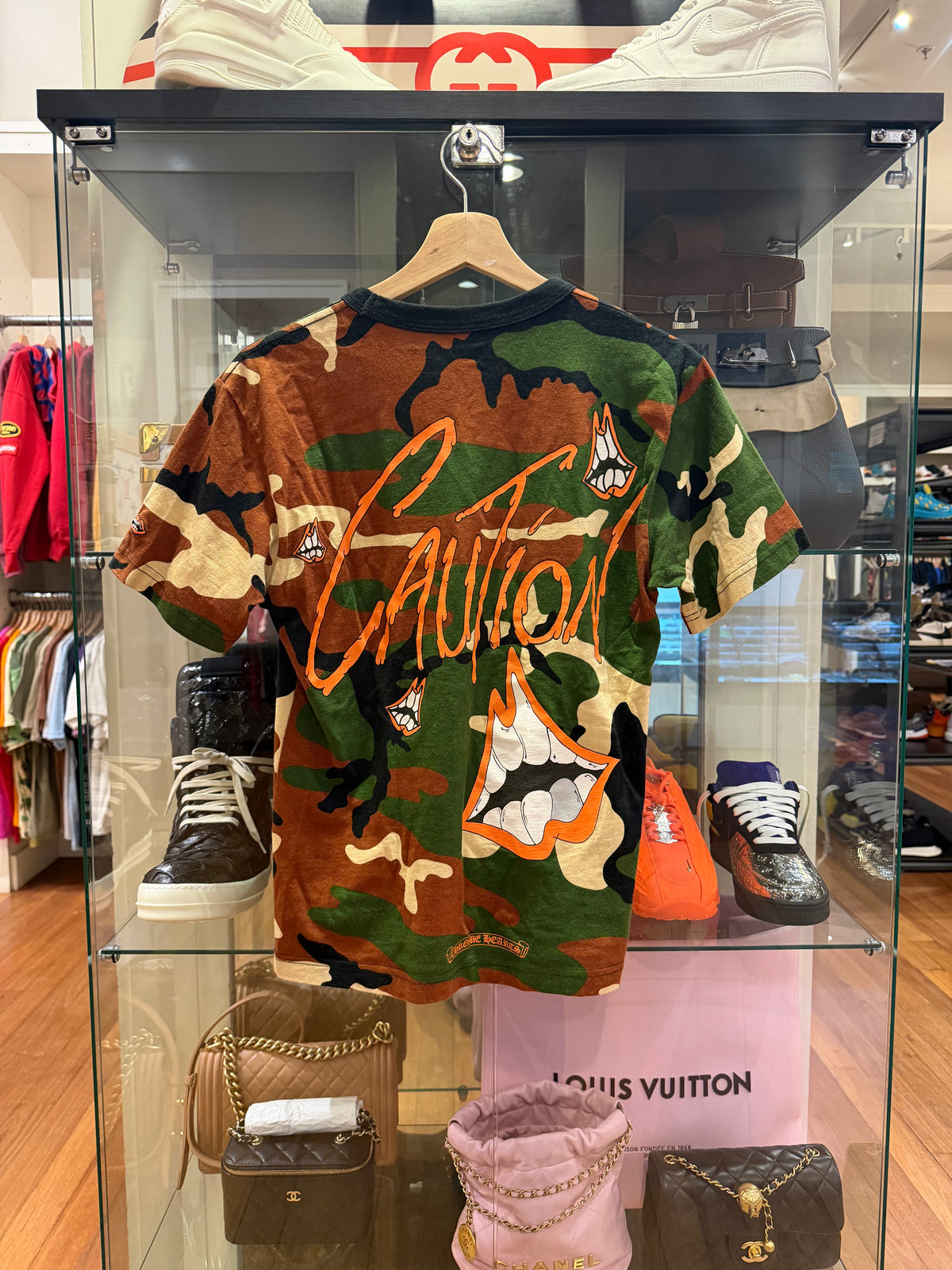 Chrome Hearts X Matty Boy
Caution T-Shirt 'Camo'