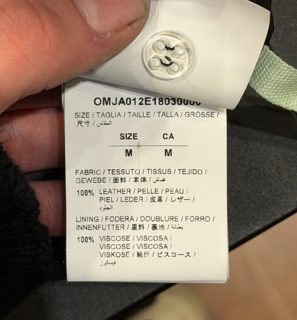 Off White Blurred Logo Trench Coat