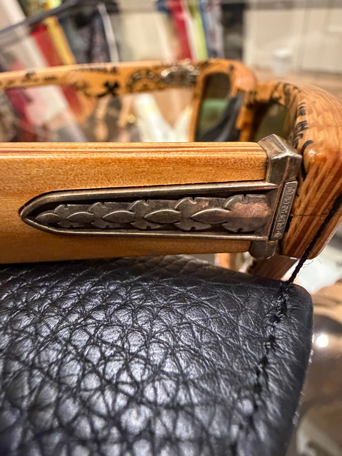 Chrome Hearts Lilith Glasses - Wooden/Silver