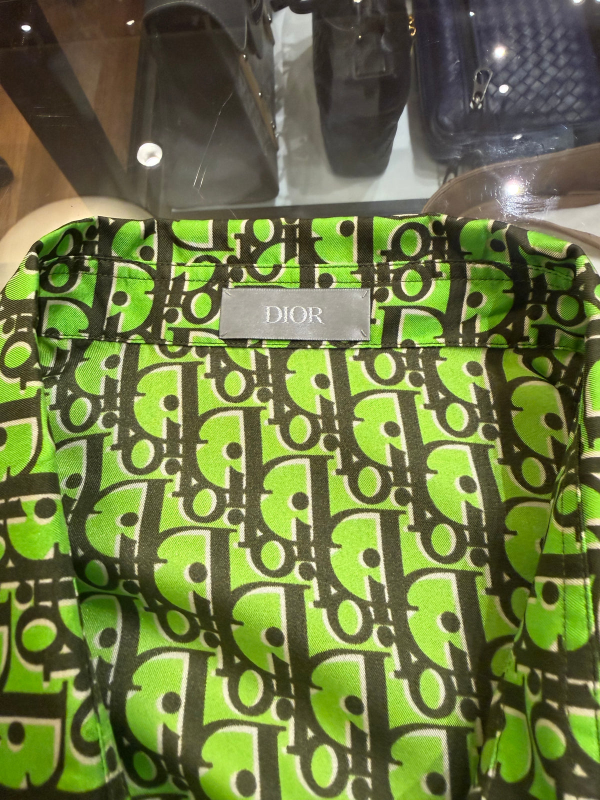 Dior Oblique Silk Shirt - Green
