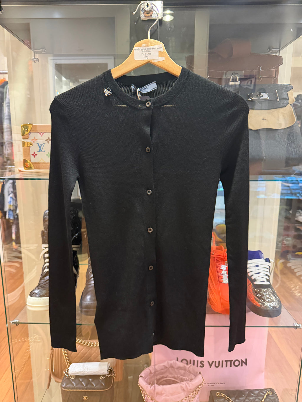 Prada Superfine Wool Cardigan