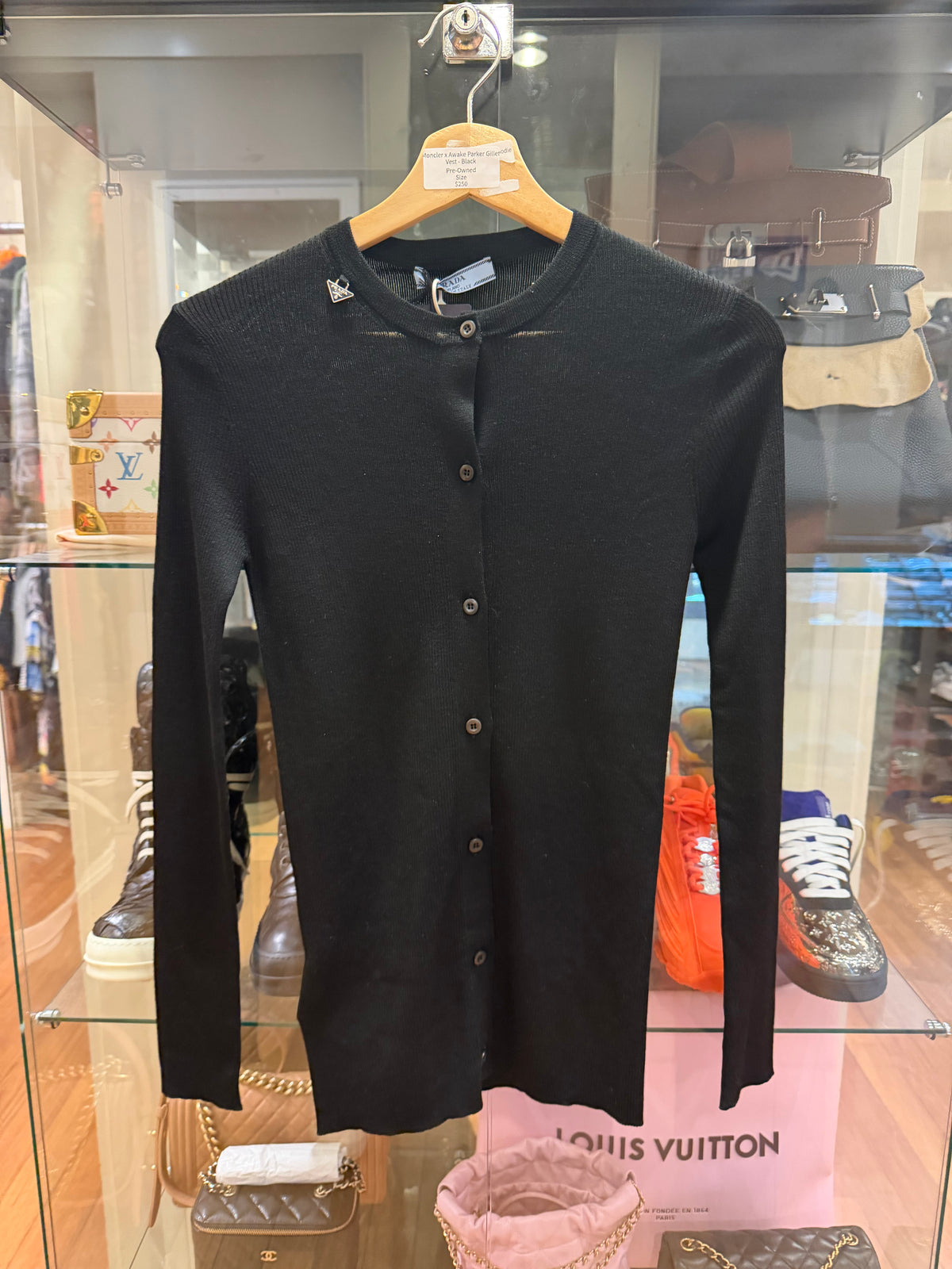 Prada Superfine Wool Cardigan