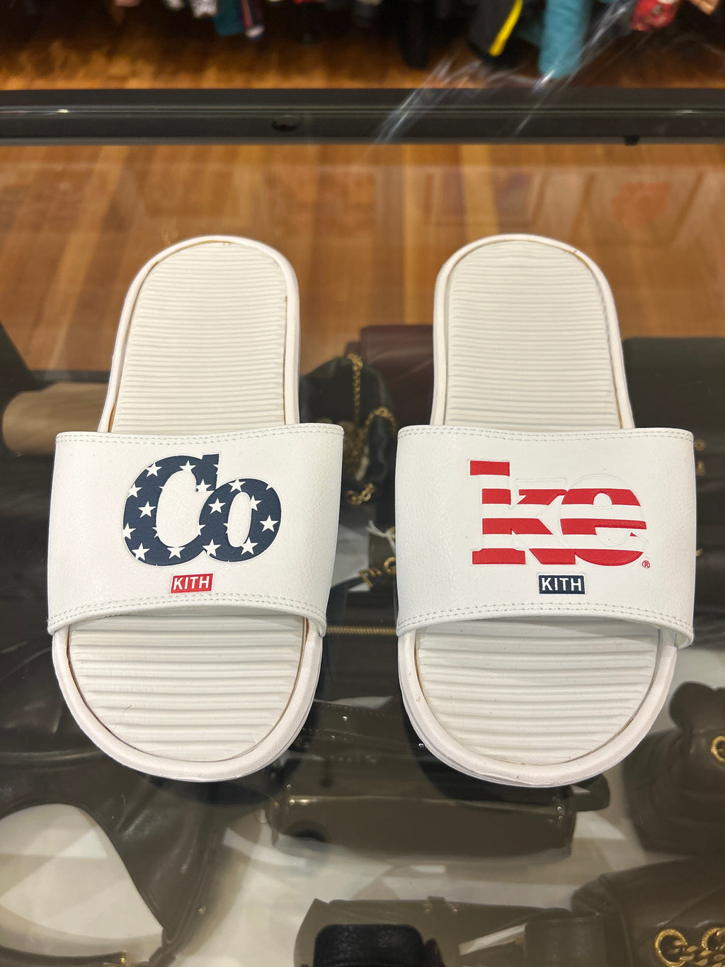 Kith Coke Slides - White