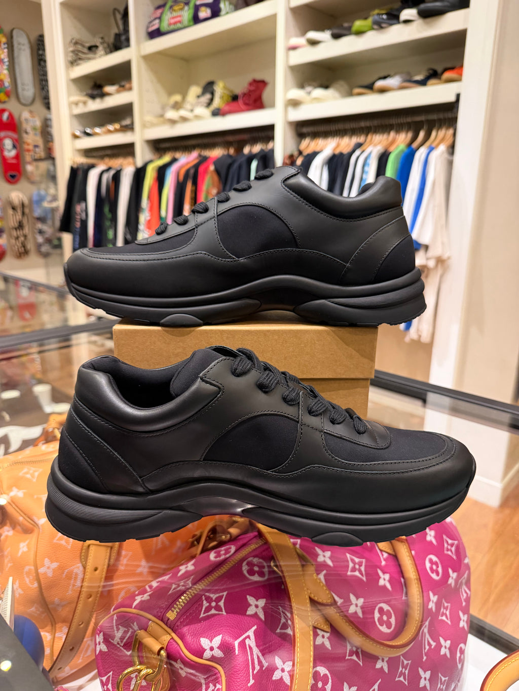 Chanel Trainer Sneakers - Black