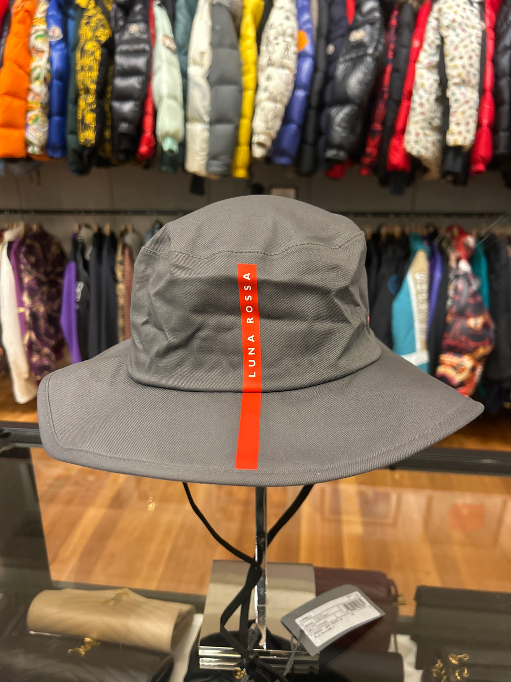 Prada x Luna Rossa Bucket Hat - Dark Grey
