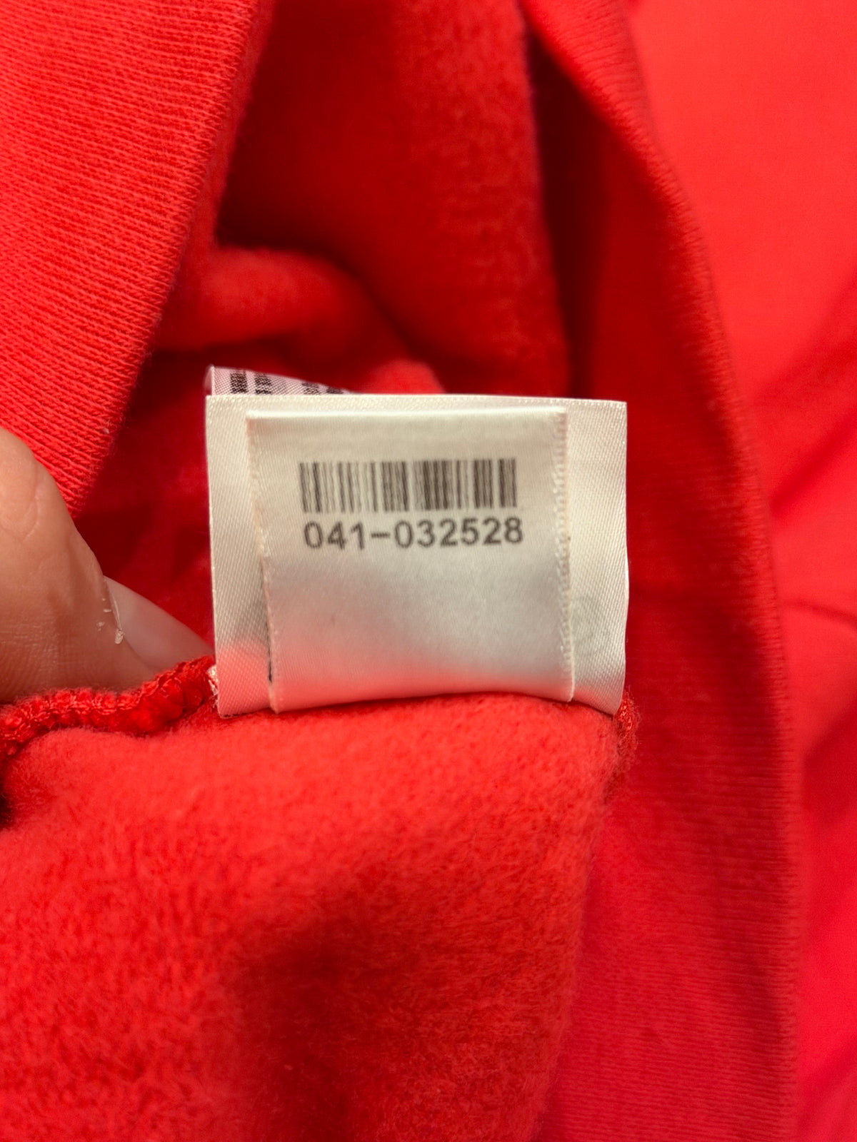 Chrome Hearts Scroll Logo Hoodie - Red/White