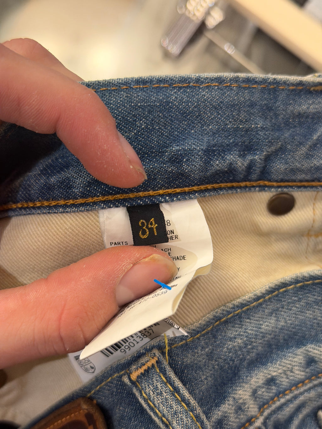 Kapital 14Oz Denim 5P Bones Denim Shorts