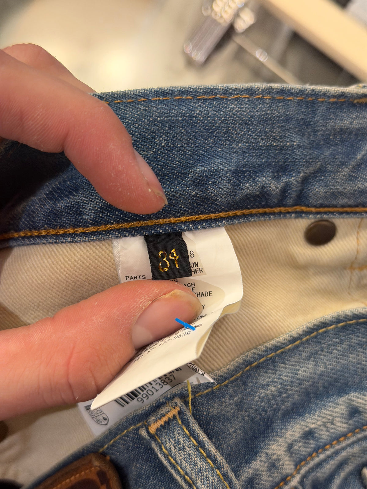 Kapital 14Oz Denim 5P Bones Denim Shorts