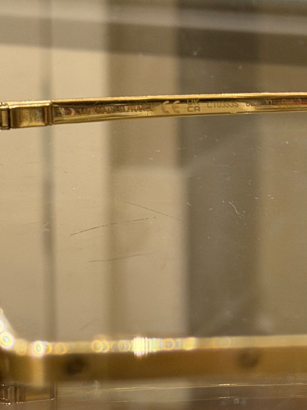 Cartier Pilot Sunglasses - Gold With Black Lenses