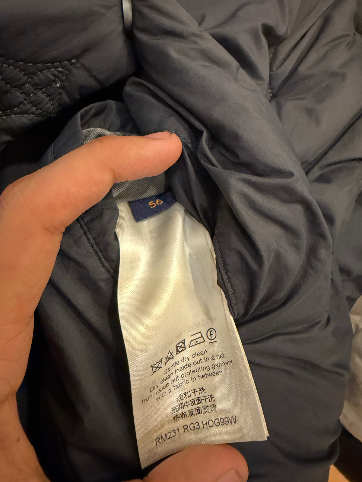 Louis Vuitton Tonal Embossed
Monogram Quilted Vest