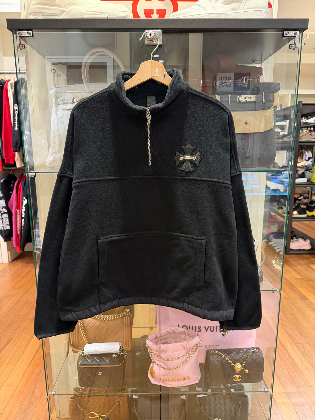 Chrome Hearts Fleece Quarter Zip Pullover