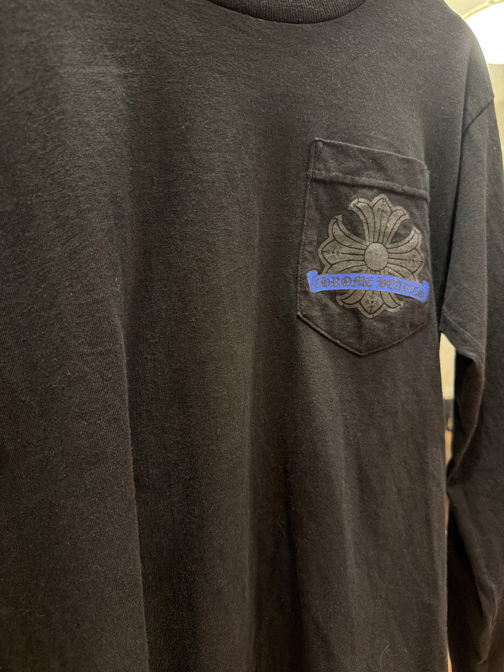 Chrome Hearts Horseshoe Maltice Cross LS Black/Blue