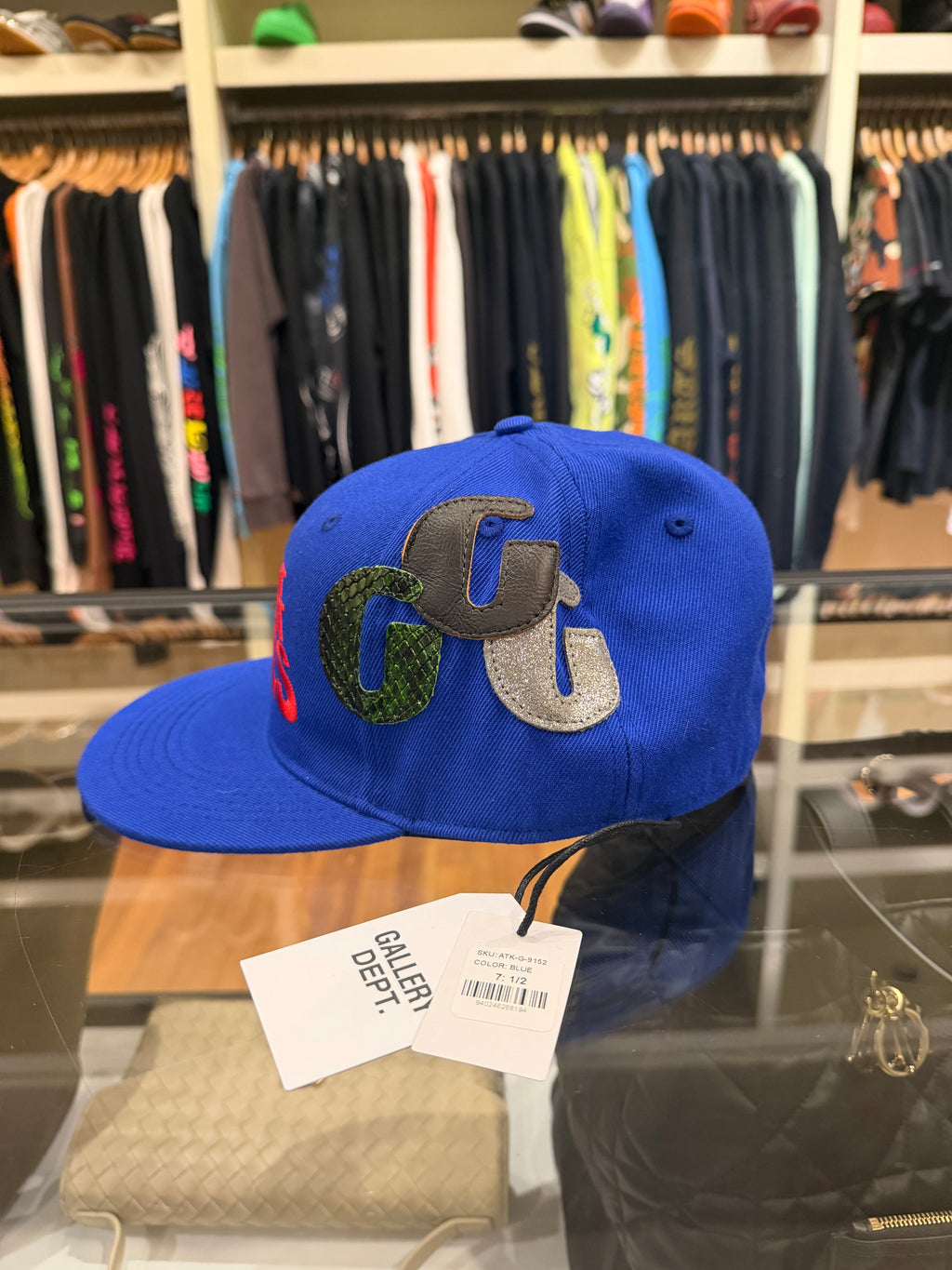 Gallery Dept Leather G Patch Hat - Blue