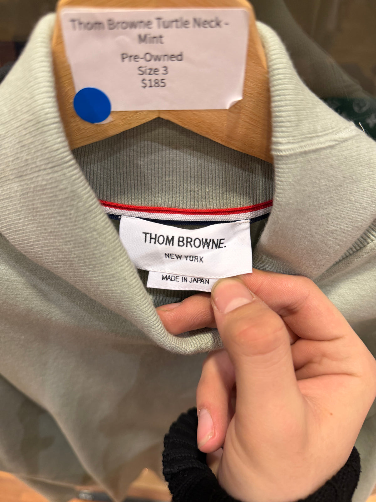 Thom Browne Turtle Neck - Mint