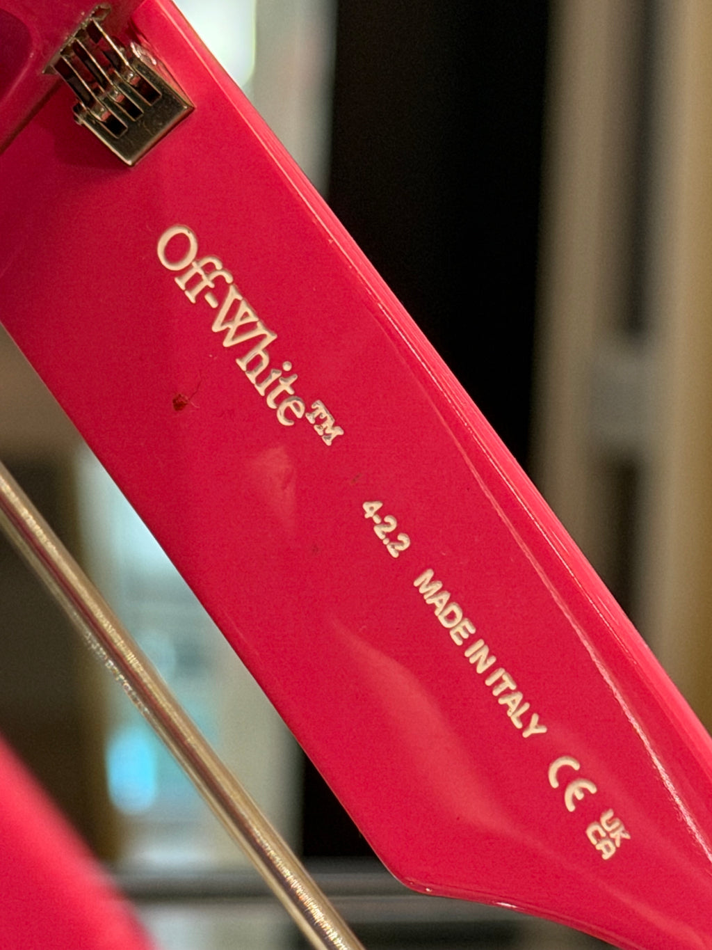 Off White Virgil Square Sunglasses - Pink