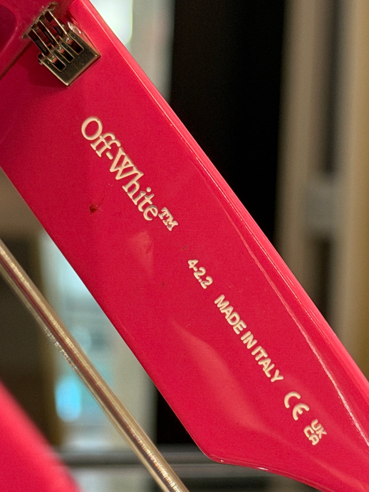 Off White Virgil Square Sunglasses - Pink